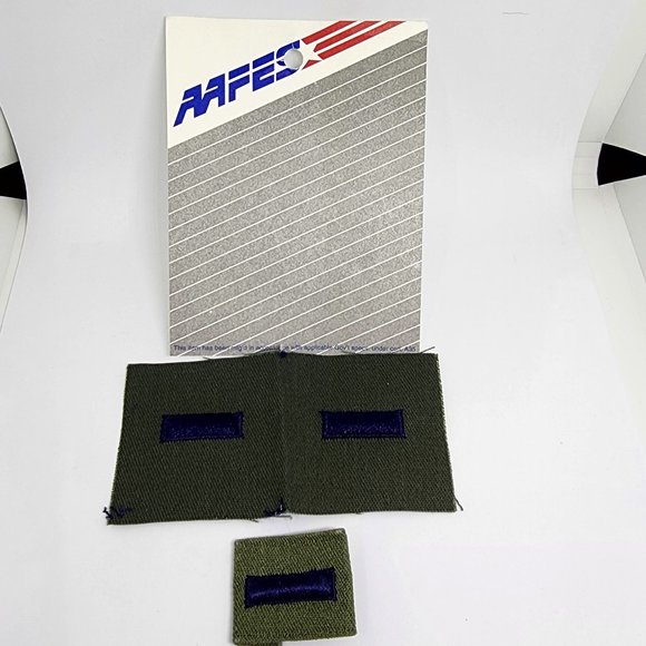 U.S. Air Force Rank Insignia Embroidery First Lieutenant NIP Patches - Picture 2 of 9